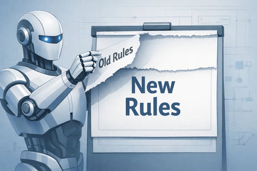 Robot unveiling new rules